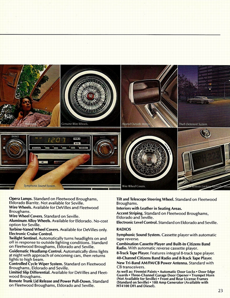 1982 Cadillac Prestige Brochure Page 21
